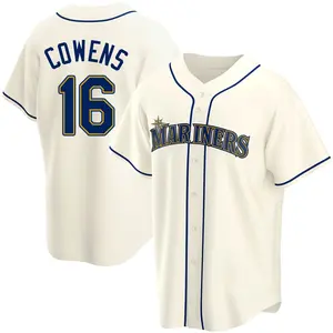 Al Cowens Seattle Mariners Youth Replica Alternate Jersey - Cream