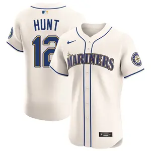 Blake Hunt Seattle Mariners Elite Alternate Jersey - Cream