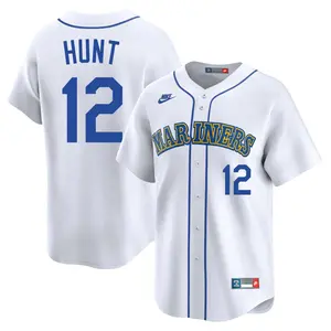 Blake Hunt Seattle Mariners Limited Throwback Cooperstown Collection Jersey - White