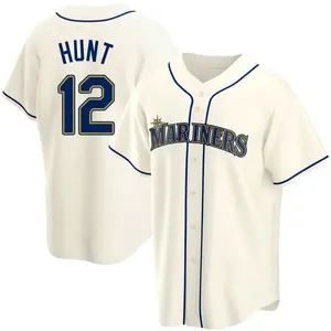 Blake Hunt Seattle Mariners Replica Alternate Jersey - Cream