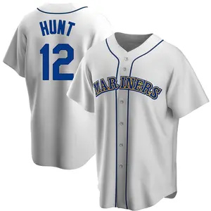 Blake Hunt Seattle Mariners Replica Home Cooperstown Collection Jersey - White