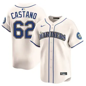 Blas Castano Seattle Mariners Limited Alternate Jersey - Cream