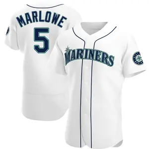 Cade Marlowe Seattle Mariners Authentic Home Jersey - White