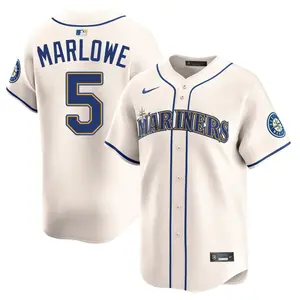 Cade Marlowe Seattle Mariners Limited Alternate Jersey - Cream