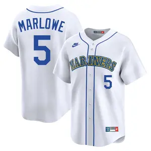 Cade Marlowe Seattle Mariners Limited Throwback Cooperstown Collection Jersey - White