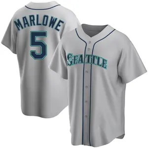 Cade Marlowe Seattle Mariners Replica Road Jersey - Gray