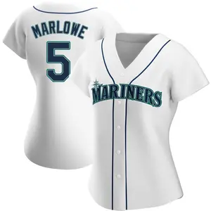 Cade Marlowe Seattle Mariners Women's Replica Home Jersey - White