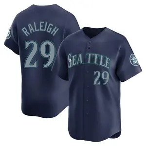 Cal Raleigh Seattle Mariners Limited Road Jersey - Navy