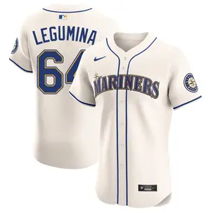 Casey Legumina Seattle Mariners Elite Alternate Jersey - Cream