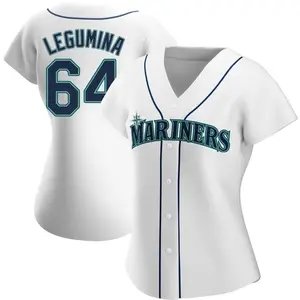 Casey Legumina Seattle Mariners Women's Replica Home Jersey - White