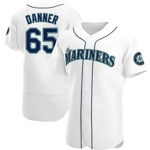 Hagen Danner Seattle Mariners Authentic Home Jersey - White
