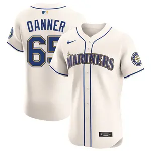 Hagen Danner Seattle Mariners Elite Alternate Jersey - Cream