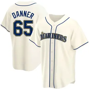 Hagen Danner Seattle Mariners Replica Alternate Jersey - Cream