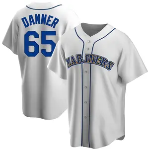 Hagen Danner Seattle Mariners Replica Home Cooperstown Collection Jersey - White