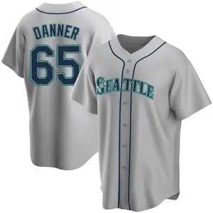 Hagen Danner Seattle Mariners Youth Replica Road Jersey - Gray