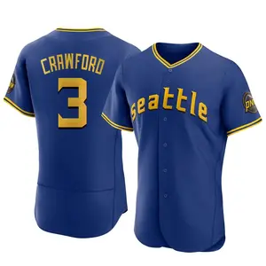 J.P. Crawford Seattle Mariners Authentic 2023 City Connect Jersey - Royal