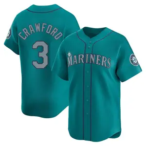J.P. Crawford Seattle Mariners Limited Alternate Jersey - Aqua