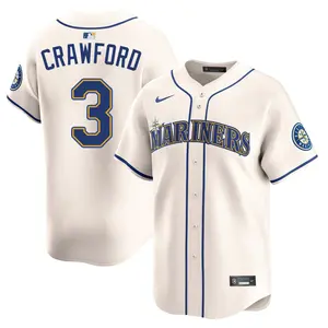 J.P. Crawford Seattle Mariners Limited Alternate Jersey - Cream