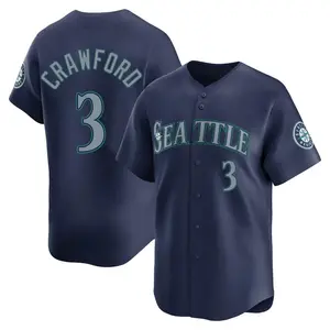 J.P. Crawford Seattle Mariners Limited Road Jersey - Navy