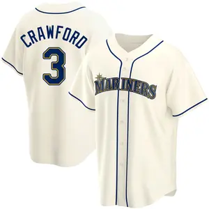 J.P. Crawford Seattle Mariners Replica Alternate Jersey - Cream