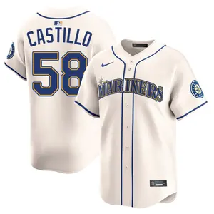 Luis Castillo Seattle Mariners Limited Alternate Jersey - Cream