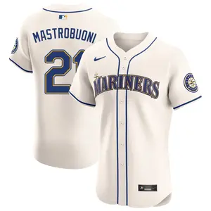 Miles Mastrobuoni Seattle Mariners Elite Alternate Jersey - Cream