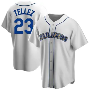 Rowdy Tellez Seattle Mariners Replica Home Cooperstown Collection Jersey - White