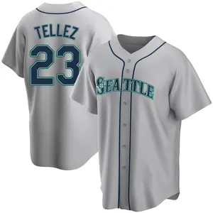 Rowdy Tellez Seattle Mariners Youth Replica Road Jersey - Gray