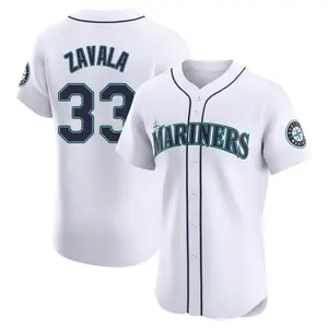 Seby Zavala Seattle Mariners Elite Home Jersey - White