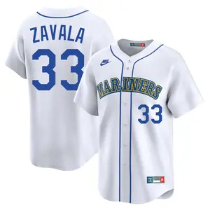 Seby Zavala Seattle Mariners Limited Throwback Cooperstown Collection Jersey - White