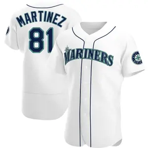 Seth Martinez Seattle Mariners Authentic Home Jersey - White