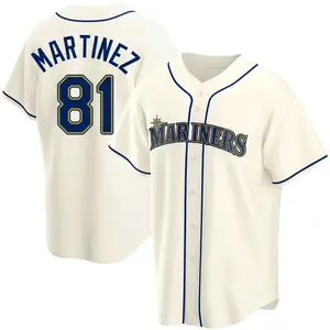 Seth Martinez Seattle Mariners Replica Alternate Jersey - Cream