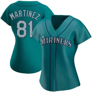Seth Martinez Seattle Mariners Women's Authentic Alternate Jersey - Aqua