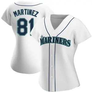 Seth Martinez Seattle Mariners Women's Replica Home Jersey - White