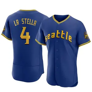 Tommy La Stella Seattle Mariners Authentic 2023 City Connect Jersey - Royal