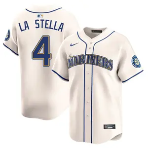 Tommy La Stella Seattle Mariners Limited Alternate Jersey - Cream