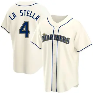 Tommy La Stella Seattle Mariners Replica Alternate Jersey - Cream