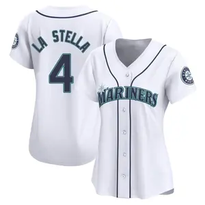 Tommy La Stella Seattle Mariners Women's Limited Home Jersey - White